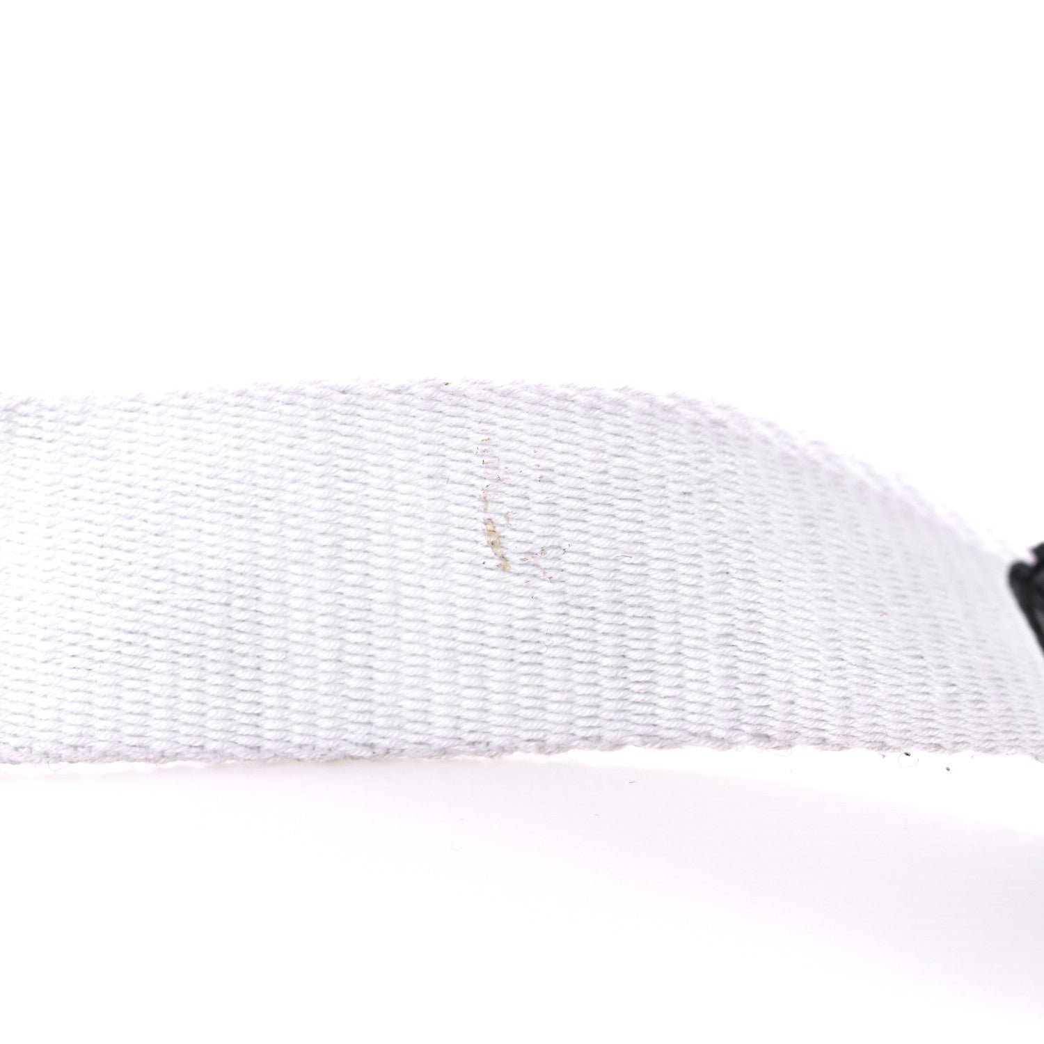Fendi Canvas Calfskin FF 1974 Studded Strap You Black White 5 of 6