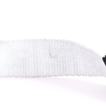 Fendi Canvas Calfskin FF 1974 Studded Strap You Black White 5 of 6