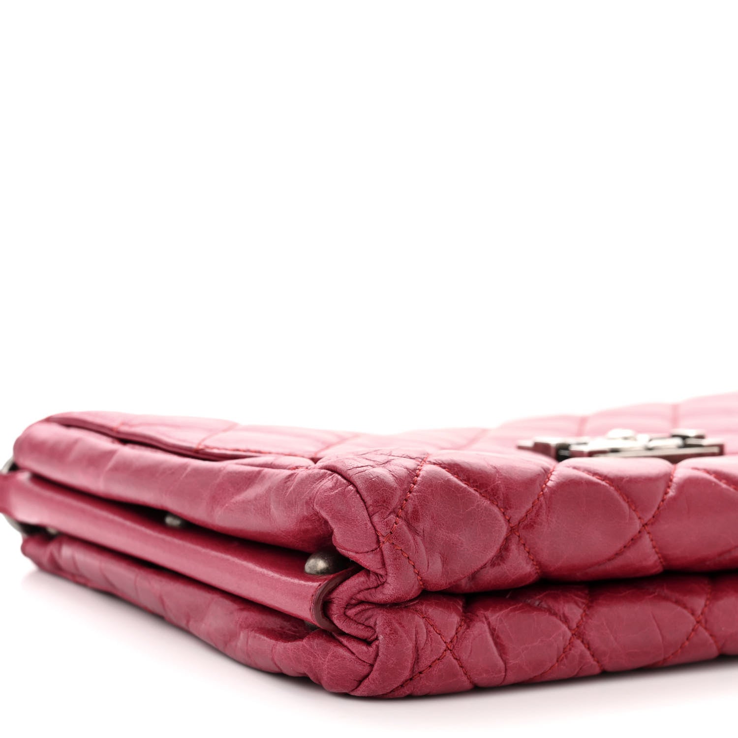 Chanel Glazed Calfskin Quilted Soft Boy Flap Red 10 of 13