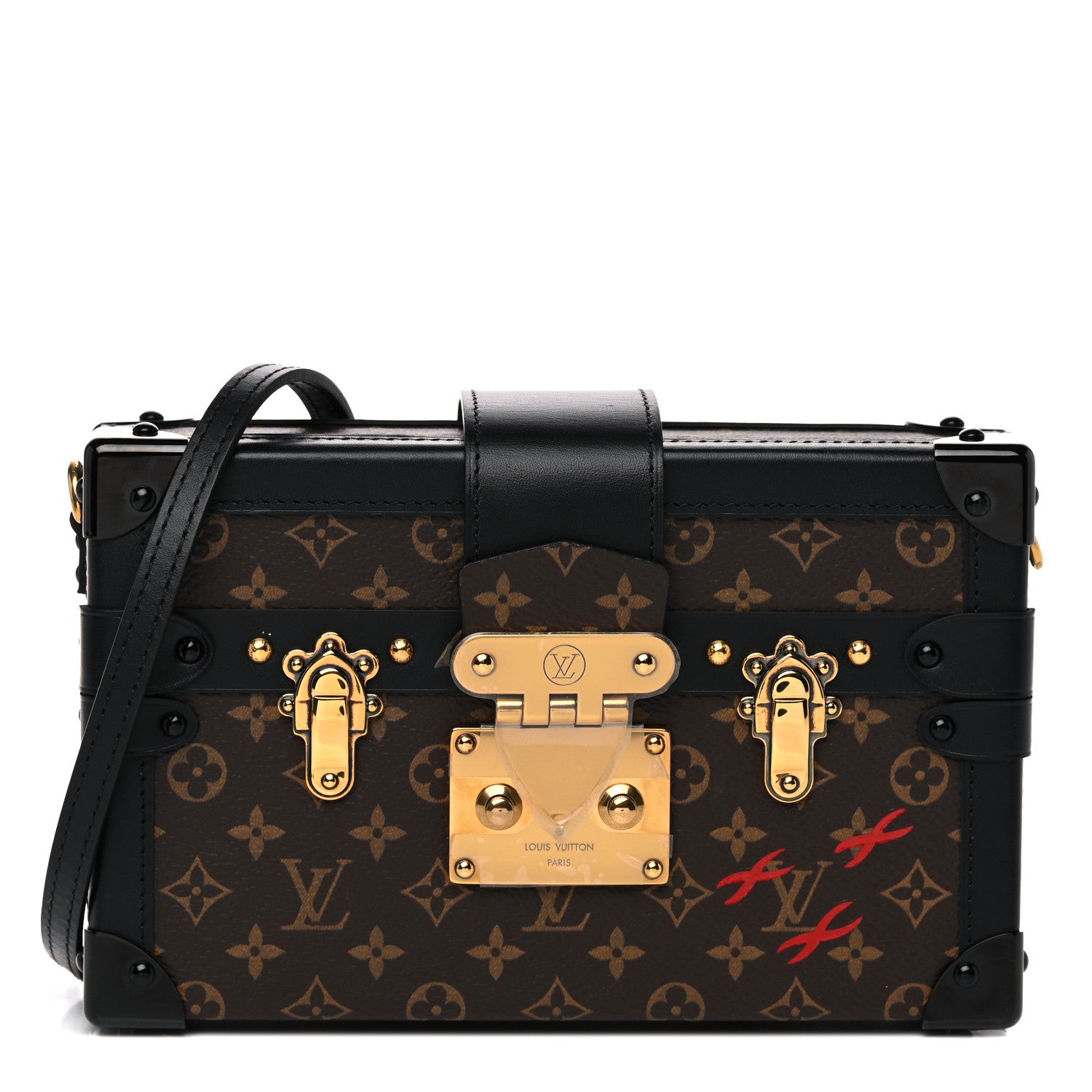 Louis Vuitton Monogram Petite Malle Black 1 of 14