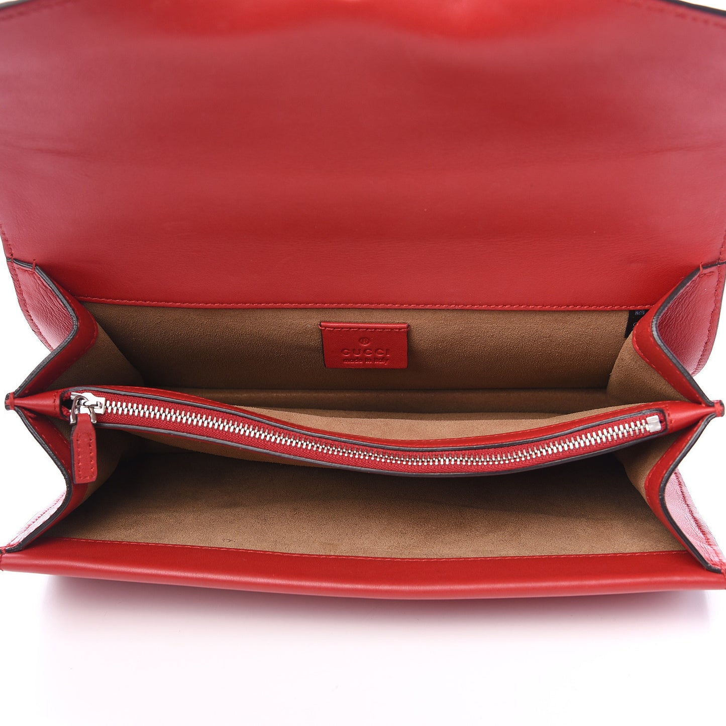 GG Supreme Monogram Arabesque Small Dionysus Shoulder Bag Hibiscus Red