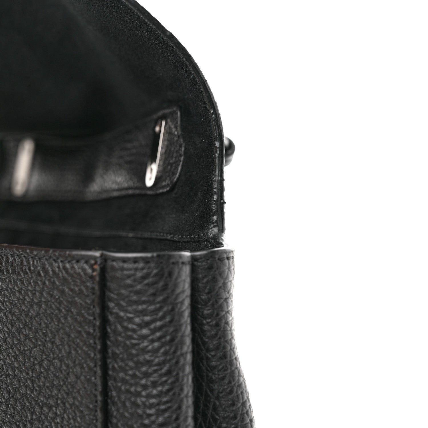 Mulberry Small Classic Grain Calfskin Medium Lily Flap Black 12 of 12