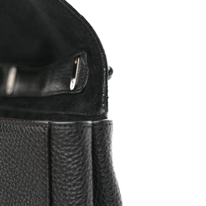 Mulberry Small Classic Grain Calfskin Medium Lily Flap Black 12 of 12