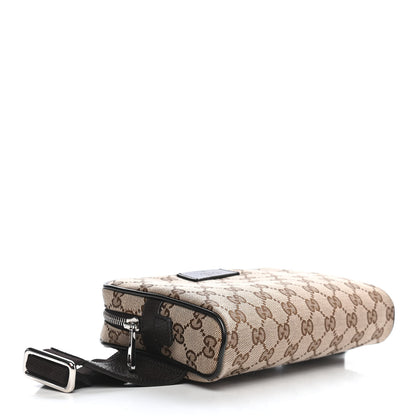 Gucci Monogram Belt Bag Dark Brown 4 of 9