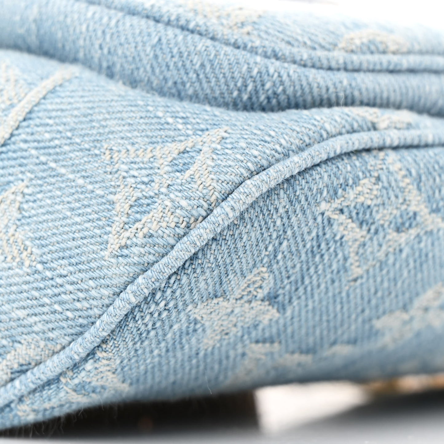 Monogram Denim Mini Bumbag Sky Blue