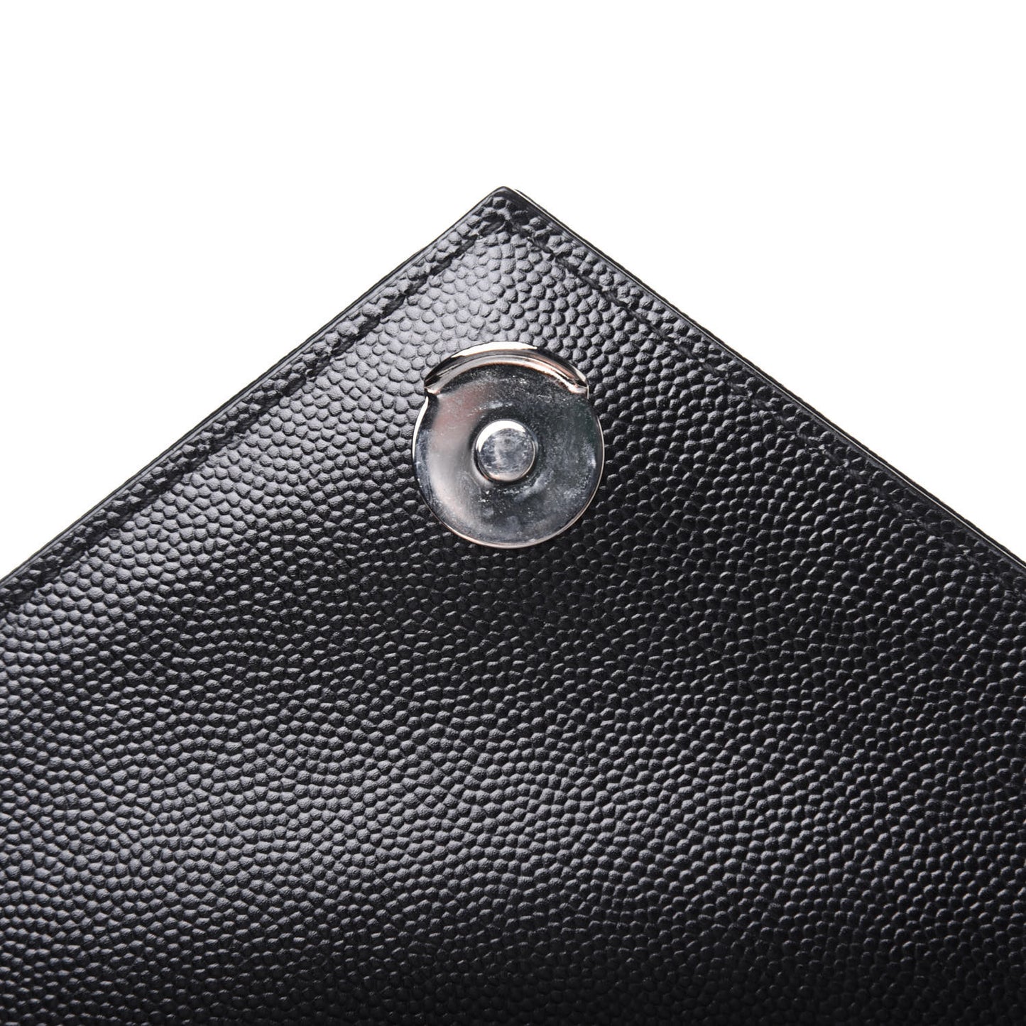 Grain De Poudre Textured Mixed Matelasse Triquilt Medium Monogram Satchel Black