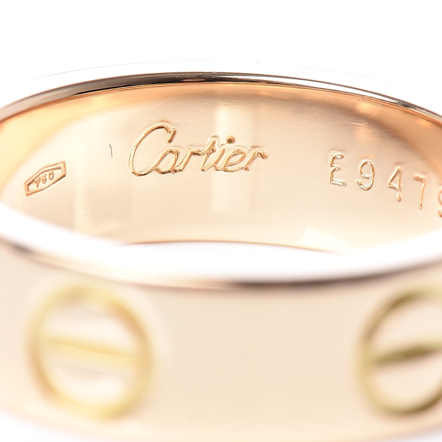 18K Yellow Gold 5.5mm LOVE Ring 49 4.75