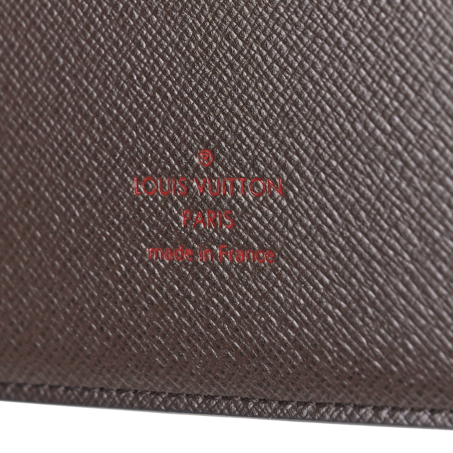 Damier Ebene Large Ring Agenda Cover