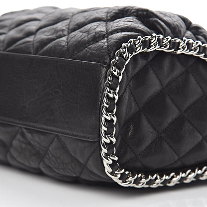 Chanel Washed Lambskin Chain Around Hobo Black 11 of 11