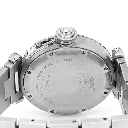 Cartier Stainless Steel 35mm Pasha GMT Automatic Watch 4 of 4