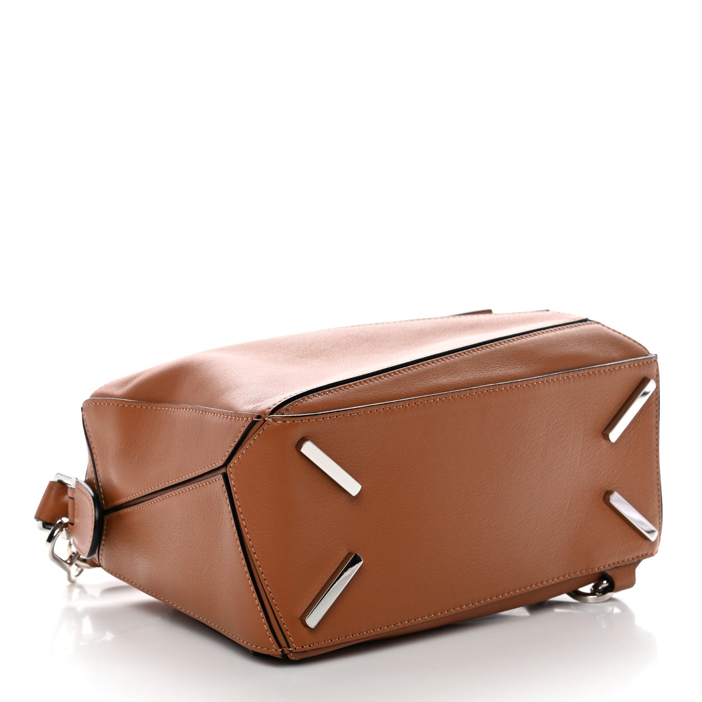 Calfskin Small Puzzle Bag Tan