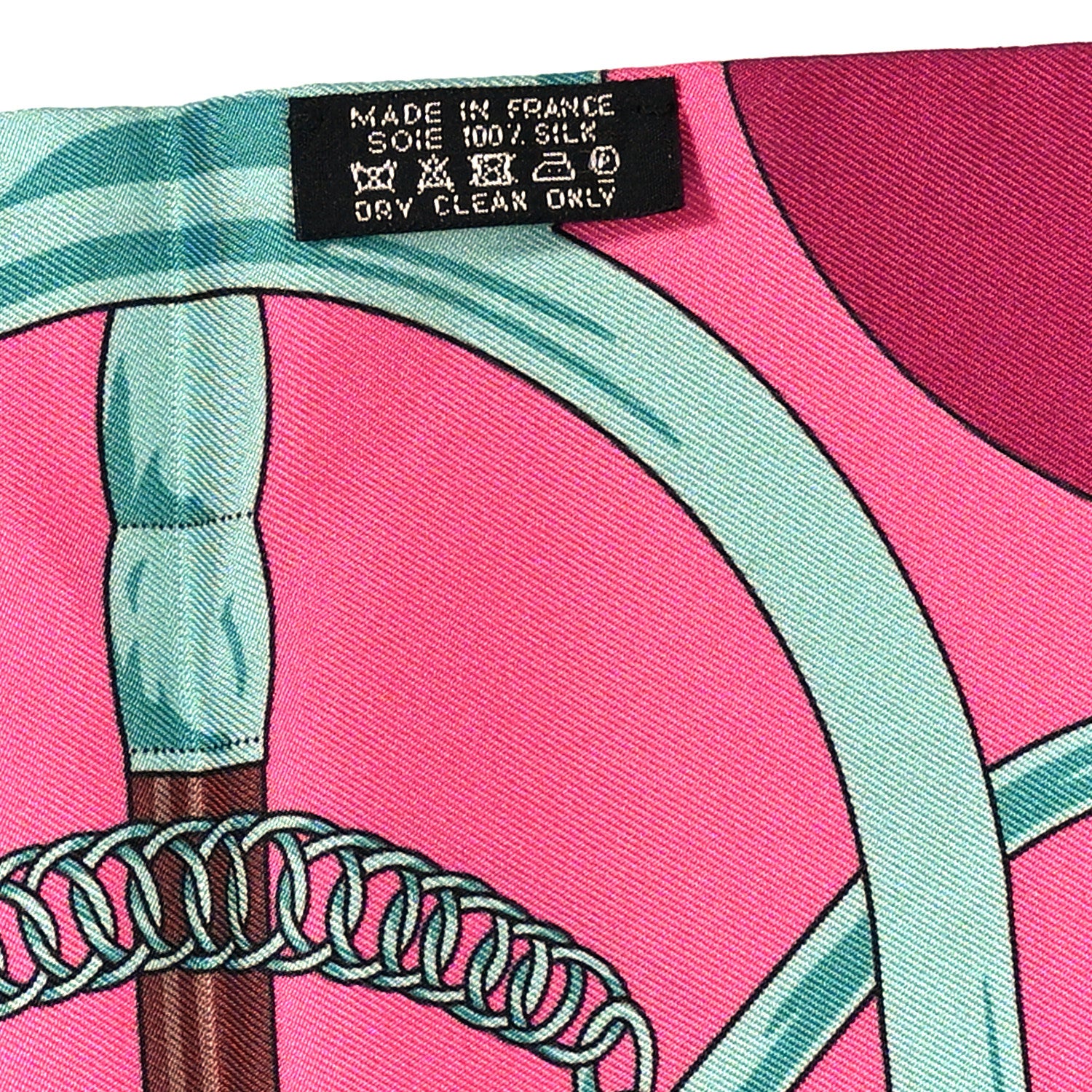 Hermes Silk Eperon D'Or Remix Maxi Twilly Rose Indien Cassis Vert 4 of 4