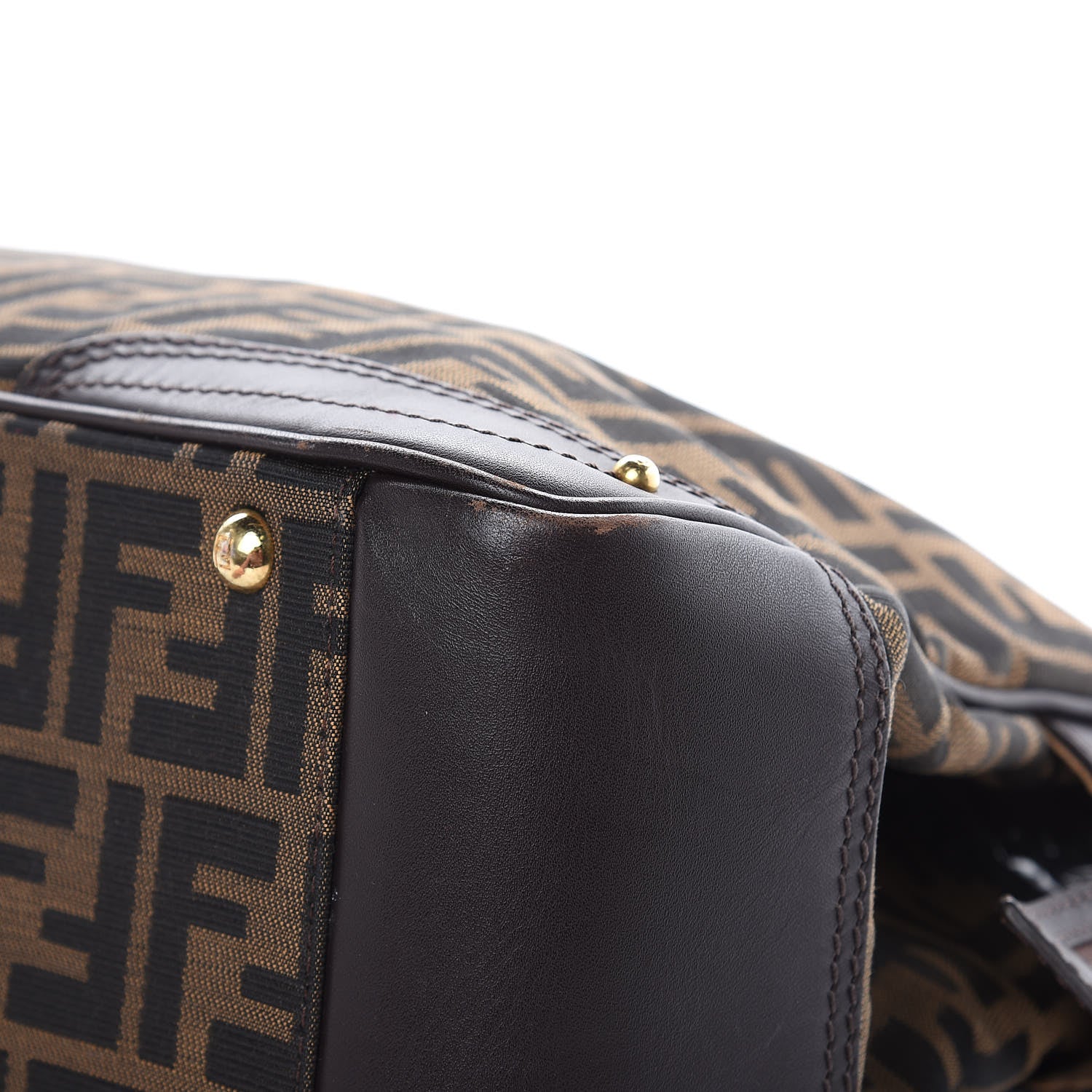 Fendi Zucca Satchel Tobacco 11 of 22