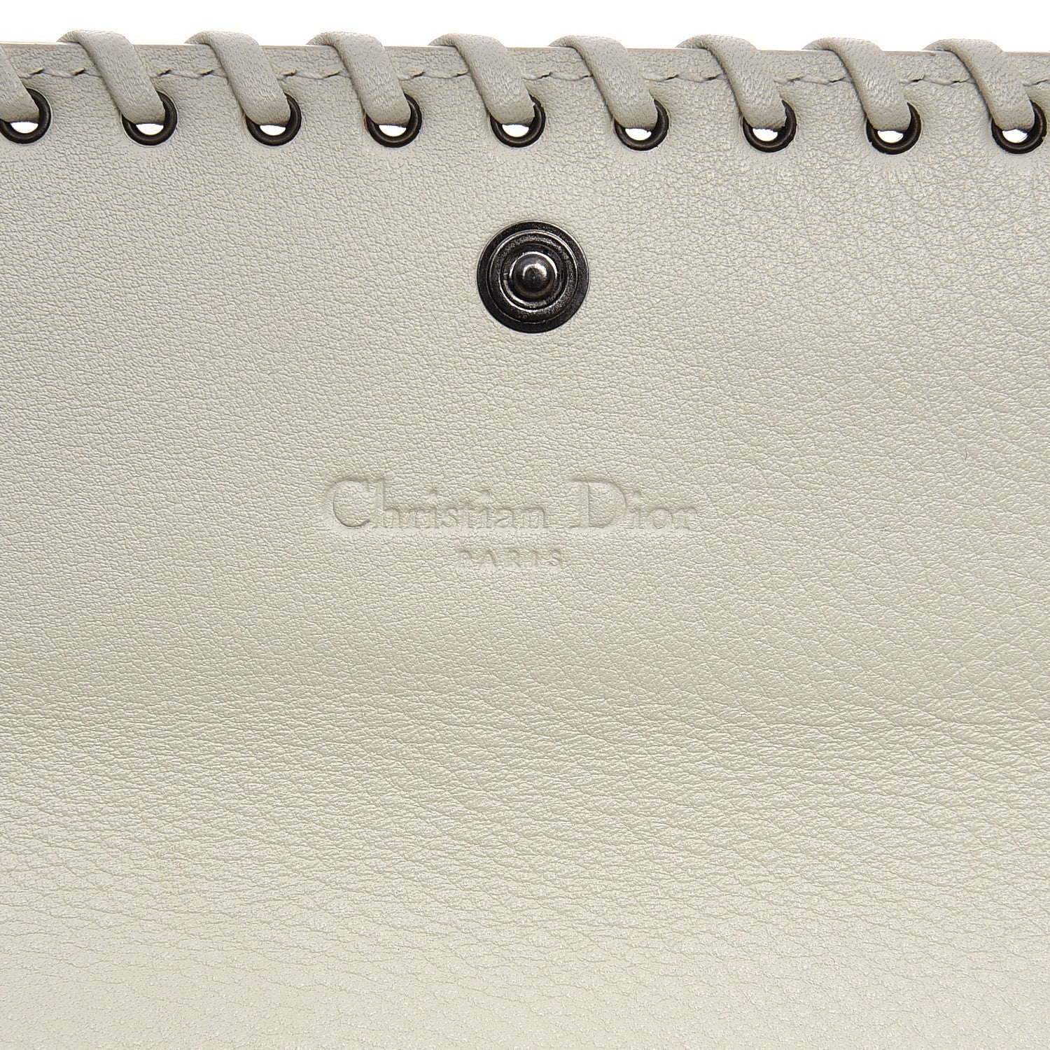 Christian Dior Calfskin Heart Wallet White 6 of 8
