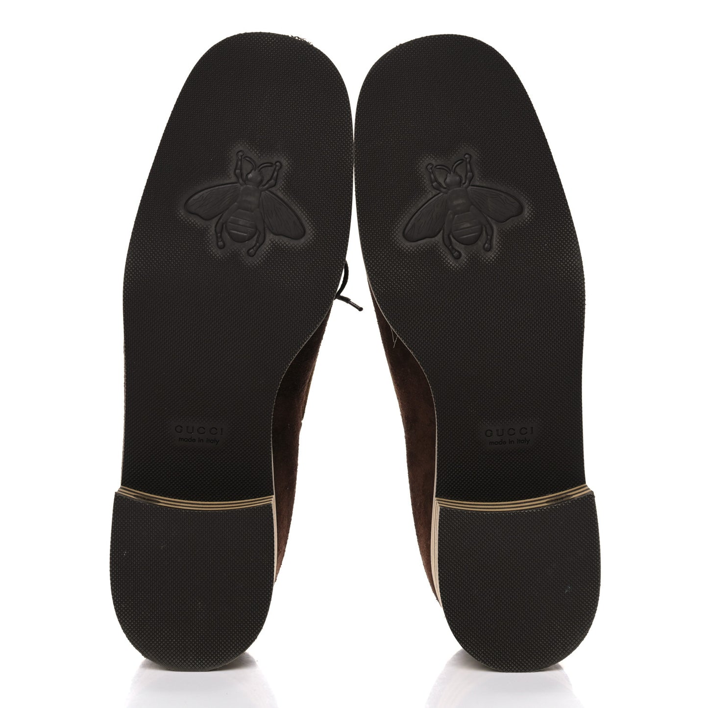 Velvet GG Monogram Thompson Derby Loafers 38 Vintage Cocoa Brown