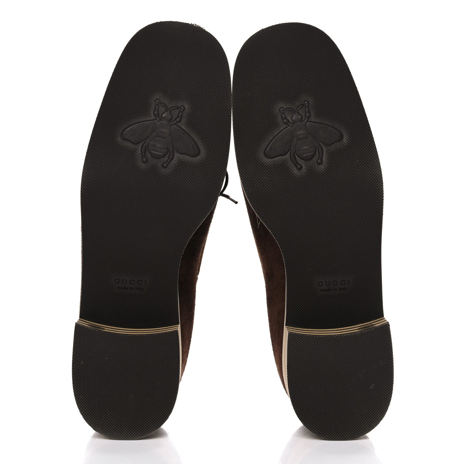 Gucci Velvet GG Monogram Thompson Derby Loafers 38 Vintage Cocoa Brown 6 of 10