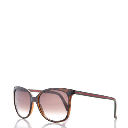 Gucci Acetate Cateye Web Sunglasses 3649/S Tortoise 1 of 7
