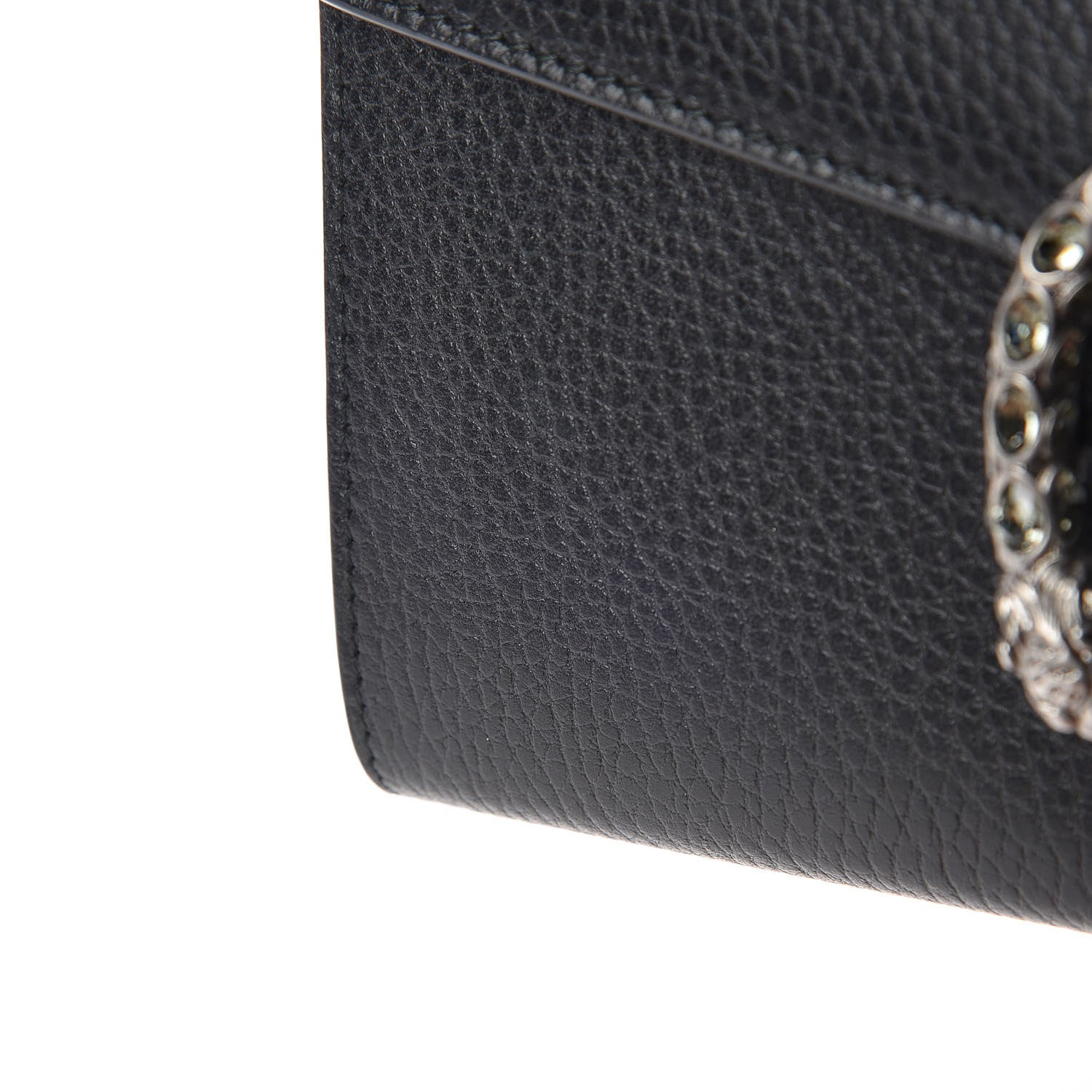 Gucci Calfskin Mini Dionysus Chain Wallet Black 11 of 11
