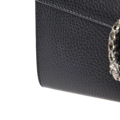 Gucci Calfskin Mini Dionysus Chain Wallet Black 11 of 11
