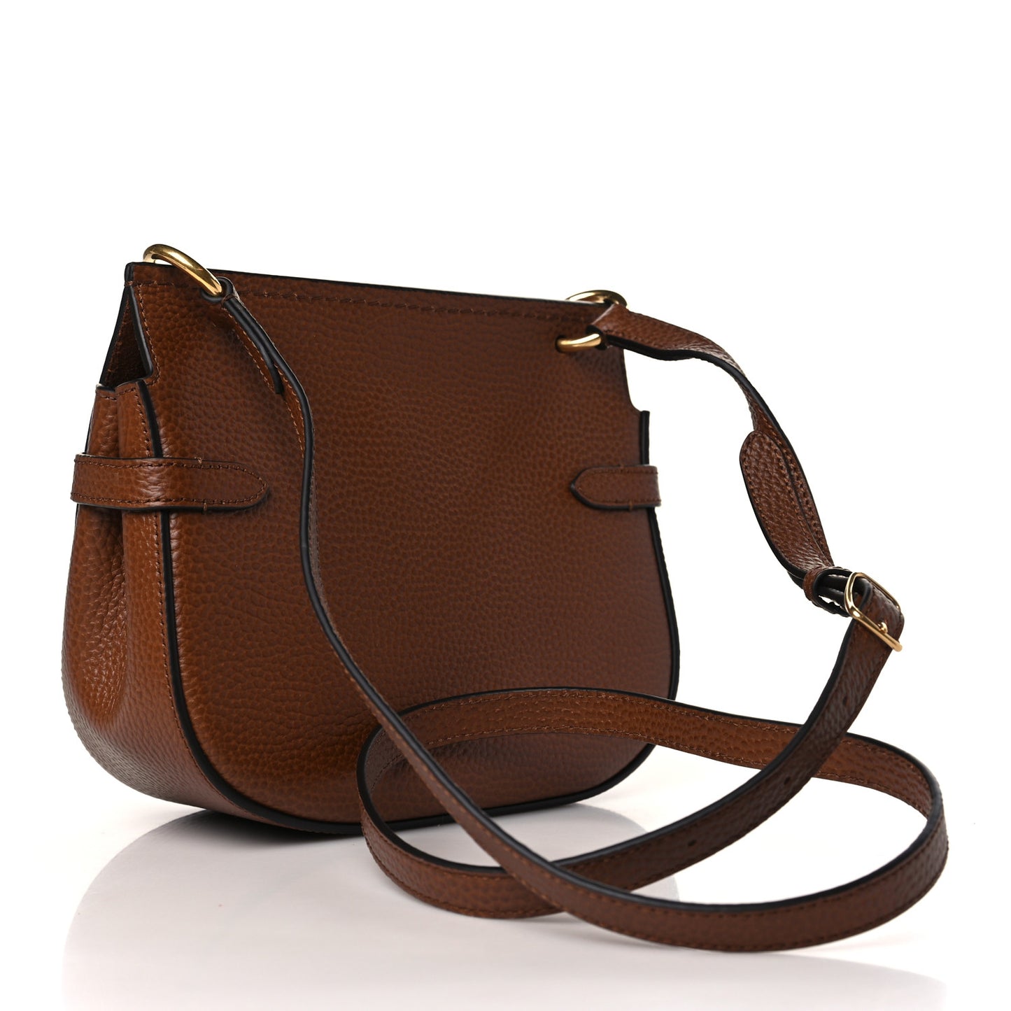 Small Classic Grain Calfskin Small Amberley Satchel Oak