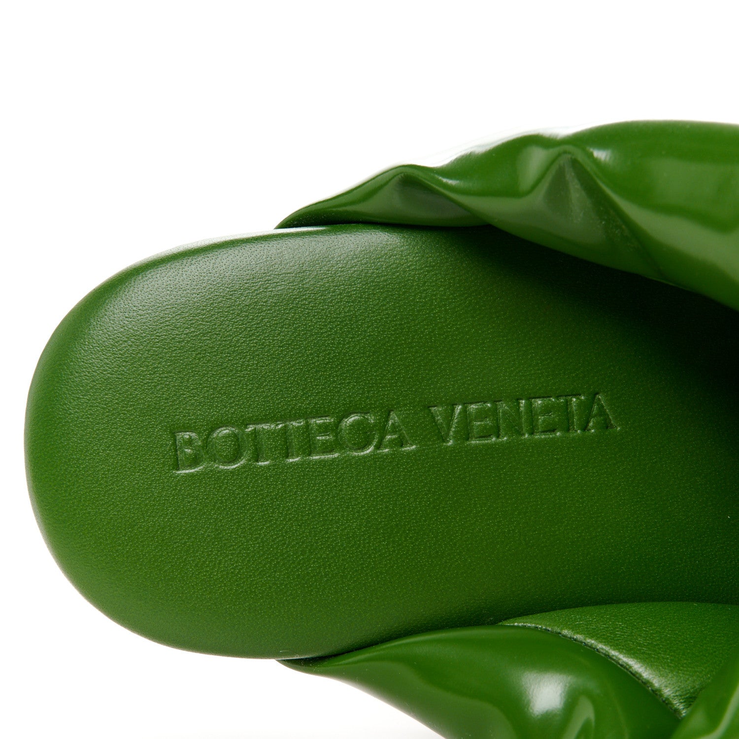 Bottega Veneta Latex Flat Slipper 36 Green 7 of 7