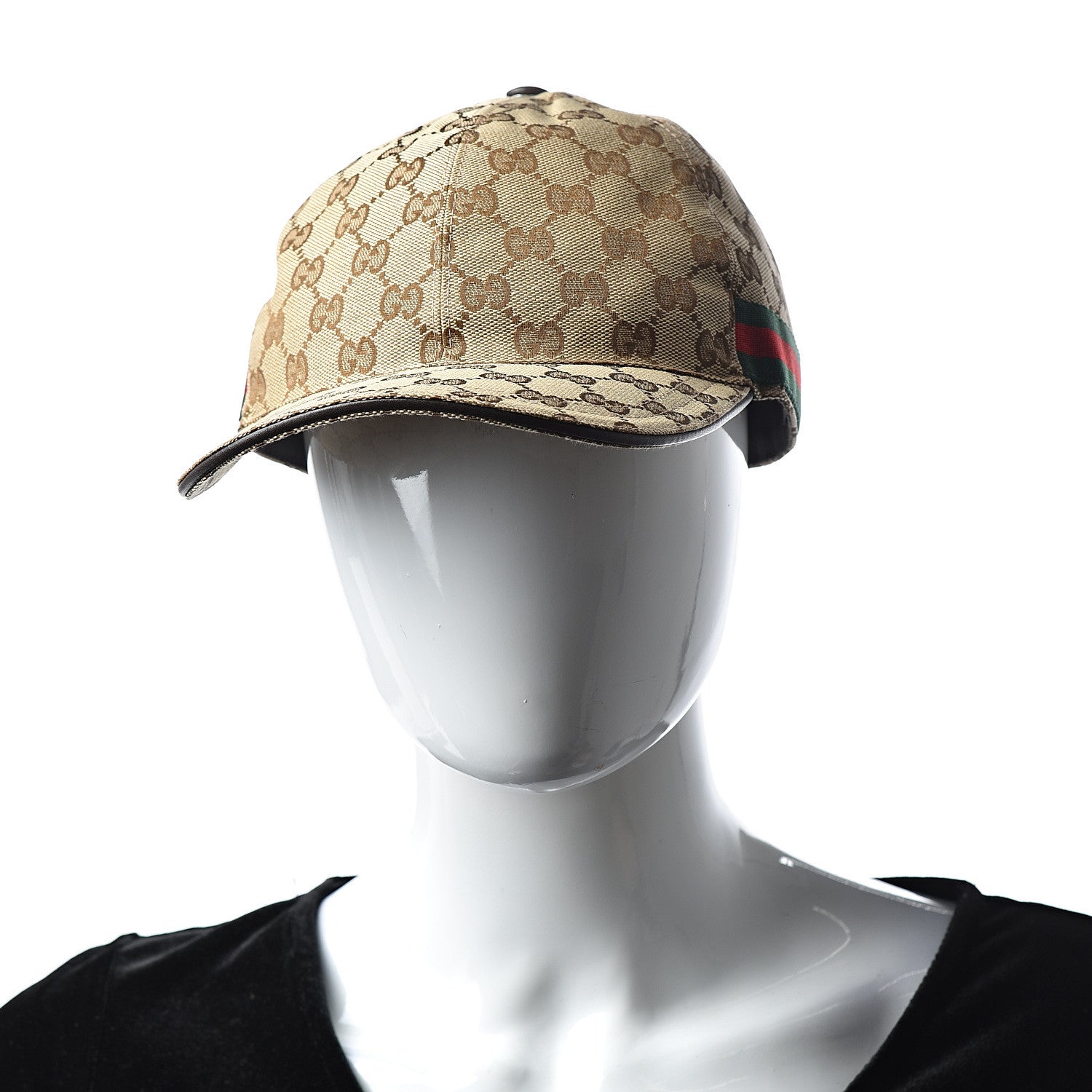 Gucci Monogram Web Baseball Hat M Beige Cocoa 2 of 8