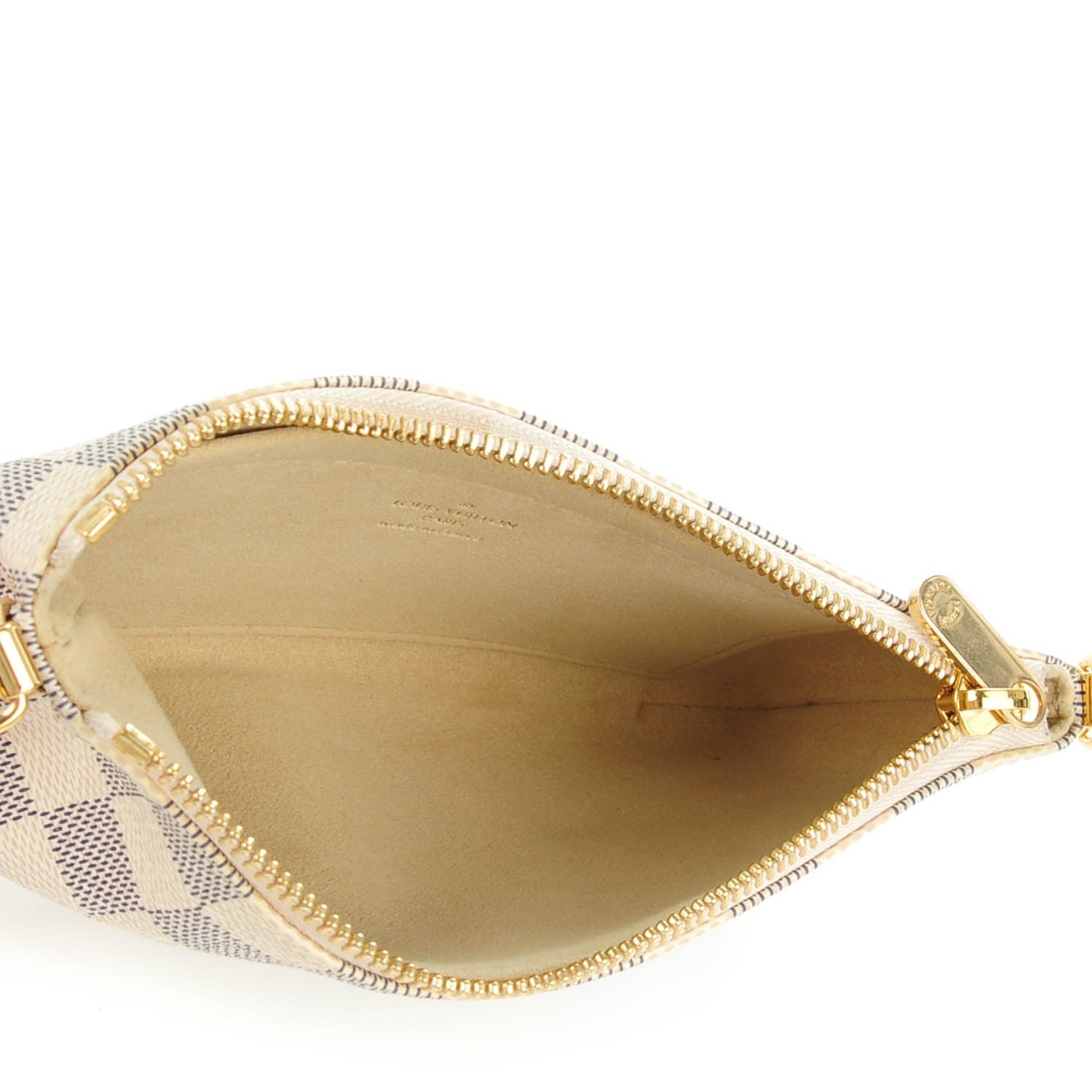 Louis Vuitton Damier Azur Pochette Milla MM 5 of 7