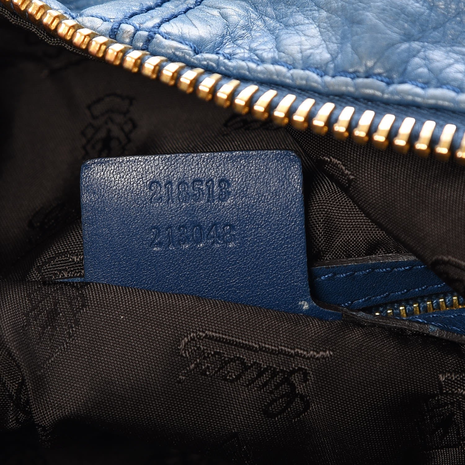 Gucci Lambskin Large Darwin Convertible Backpack Blue 7 of 9