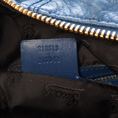 Gucci Lambskin Large Darwin Convertible Backpack Blue 7 of 9