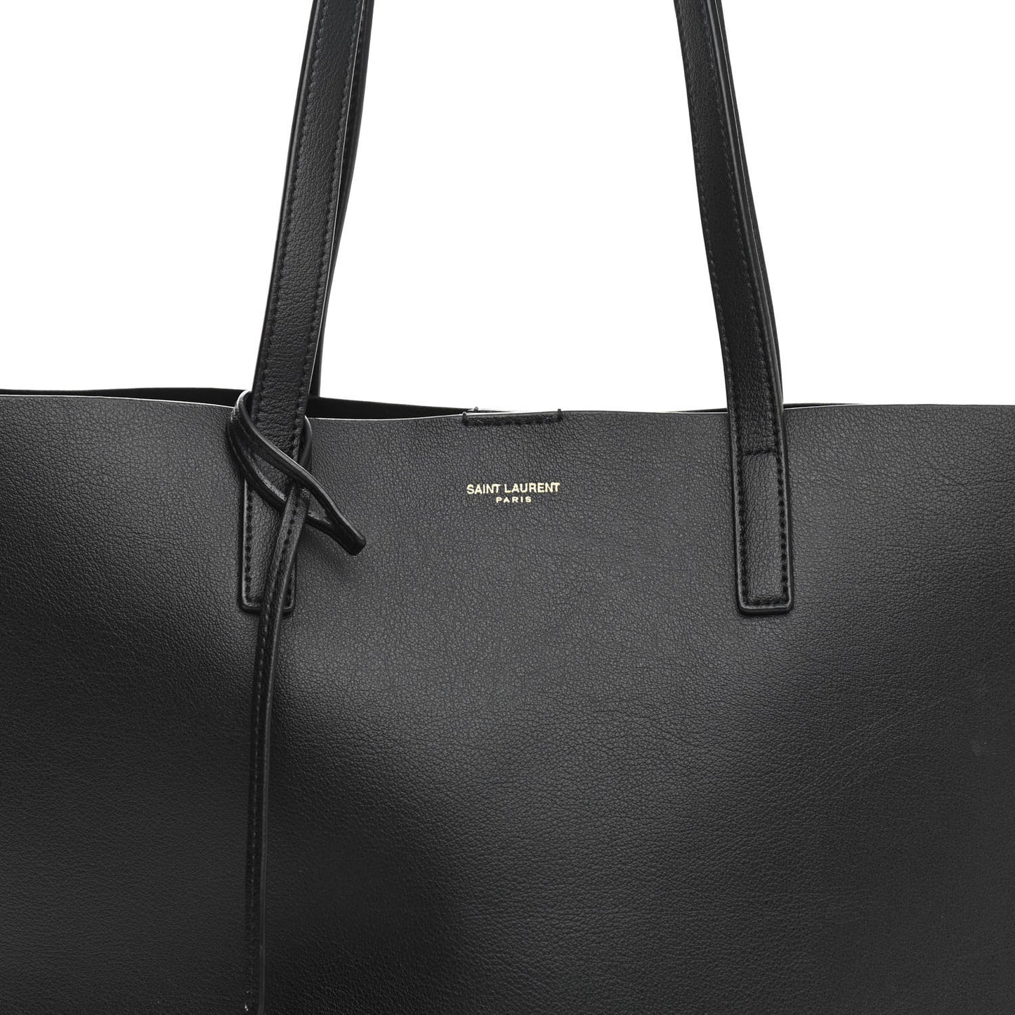 Calfskin North-South Shopping Tote Black
