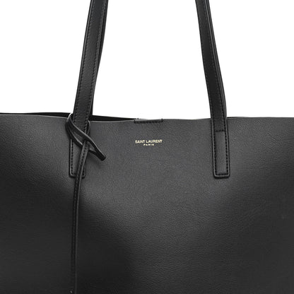 Saint Laurent Calfskin North-South Shopping Tote Black 9 of 12