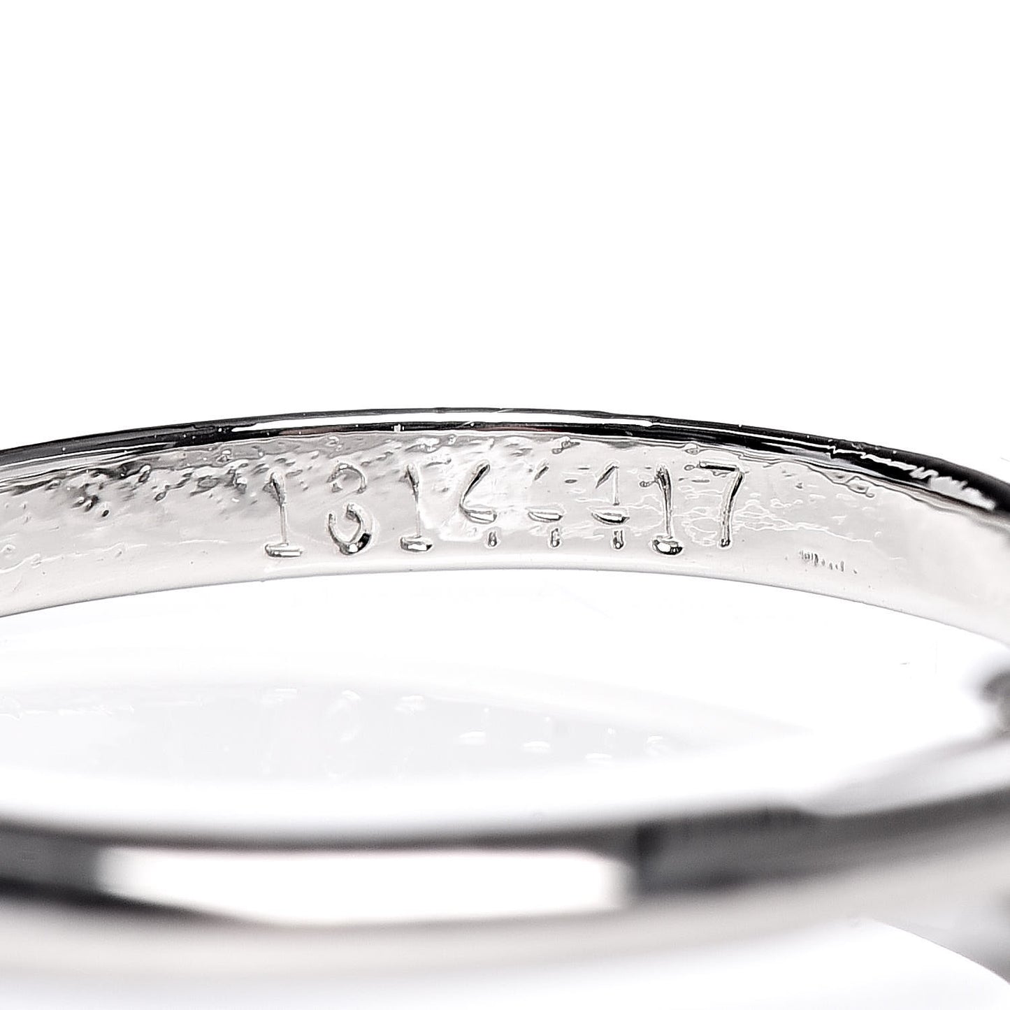 Platinum Diamond Three Stone Ring 50 5.5