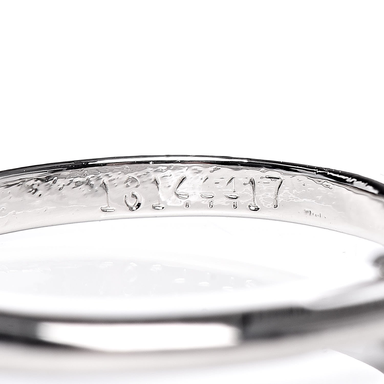 Tiffany Platinum Diamond Three Stone Ring 50 5.5 6 of 6