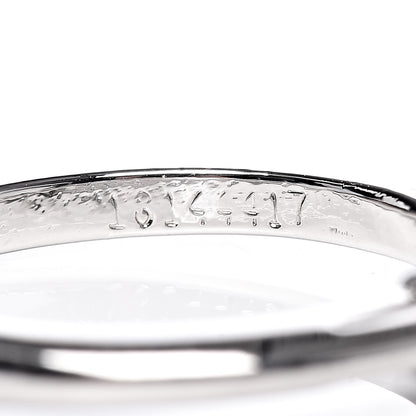 Tiffany Platinum Diamond Three Stone Ring 50 5.5 6 of 6