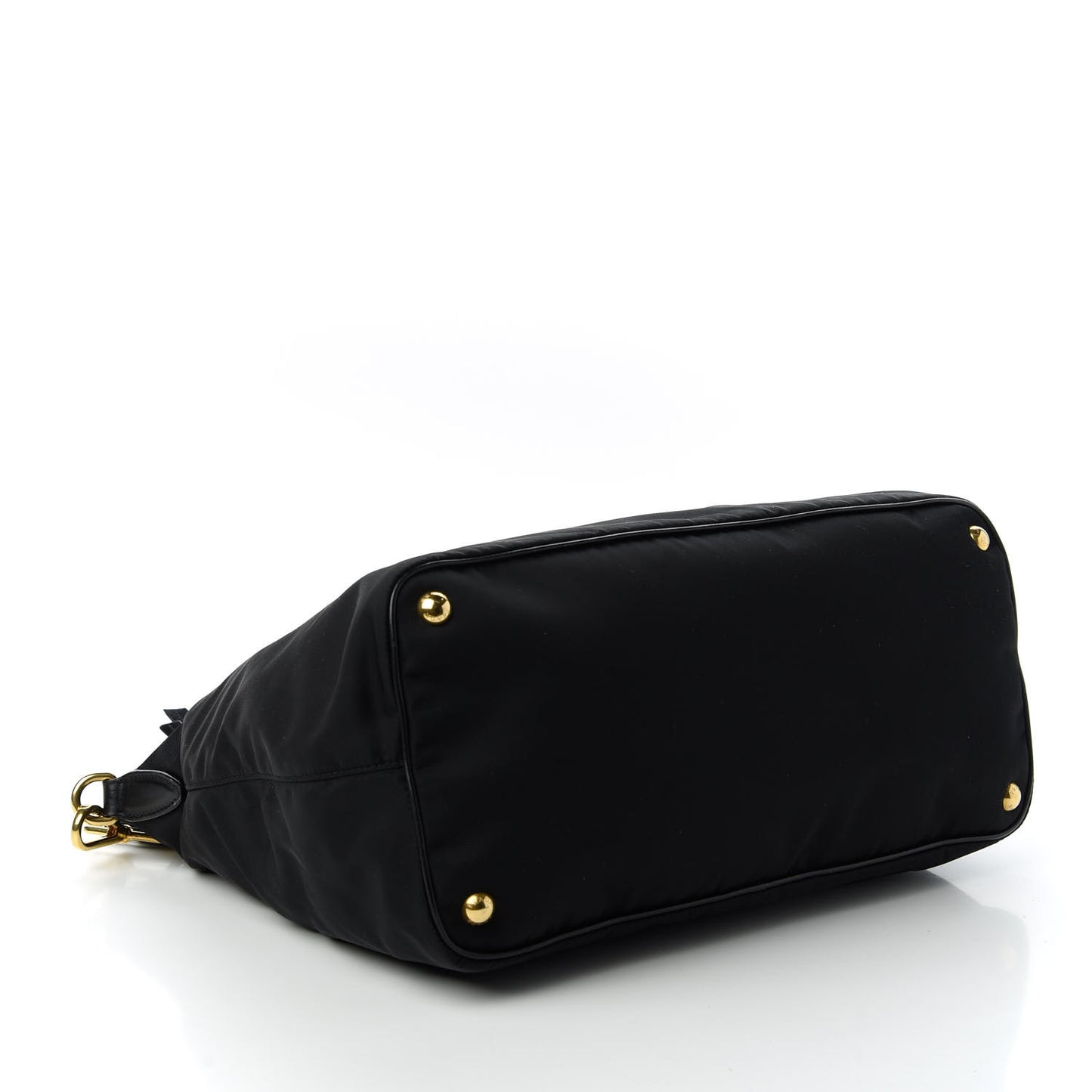 Tessuto Nylon Soft Calf Tote Black