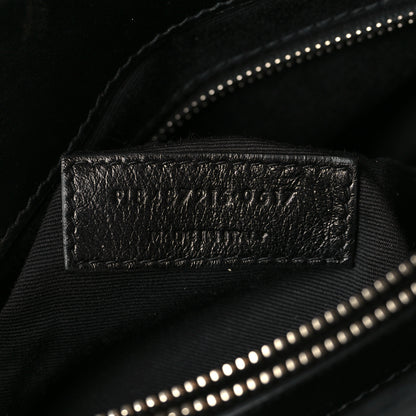 Saint Laurent Calfskin Y Quilted Monogram Medium Loulou Chain Satchel Black 7 of 11