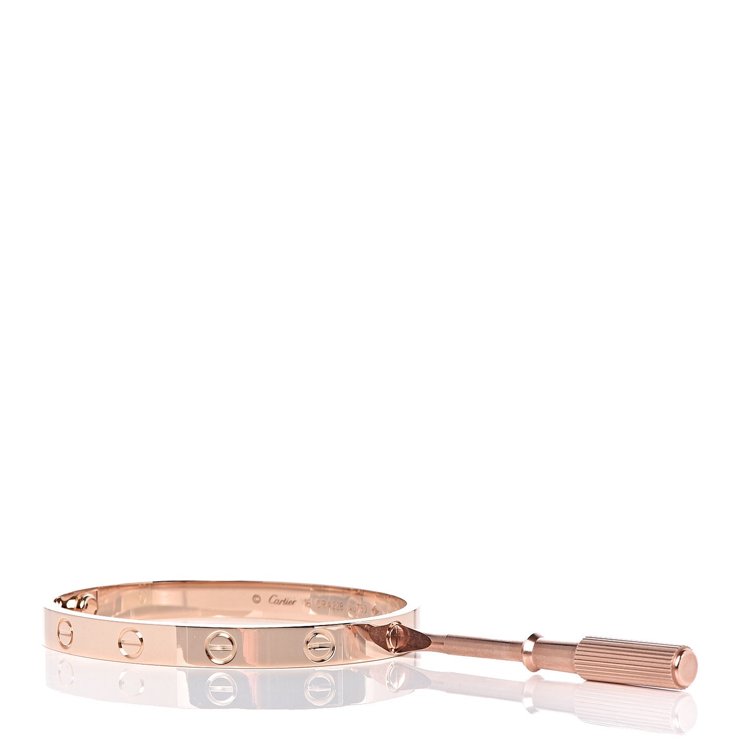 18K Pink Gold LOVE Bracelet 16