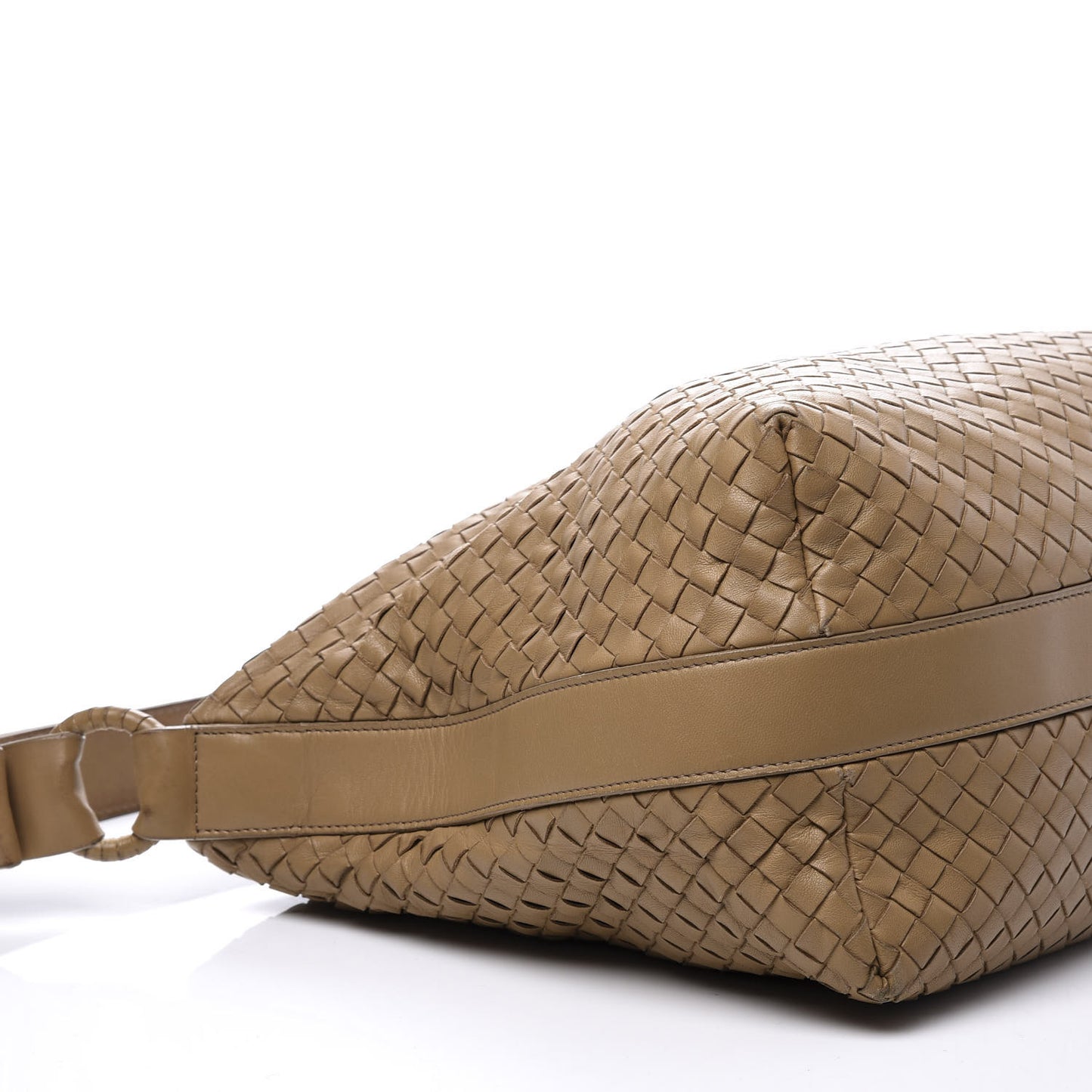 Nappa Intrecciato Hobo Noce