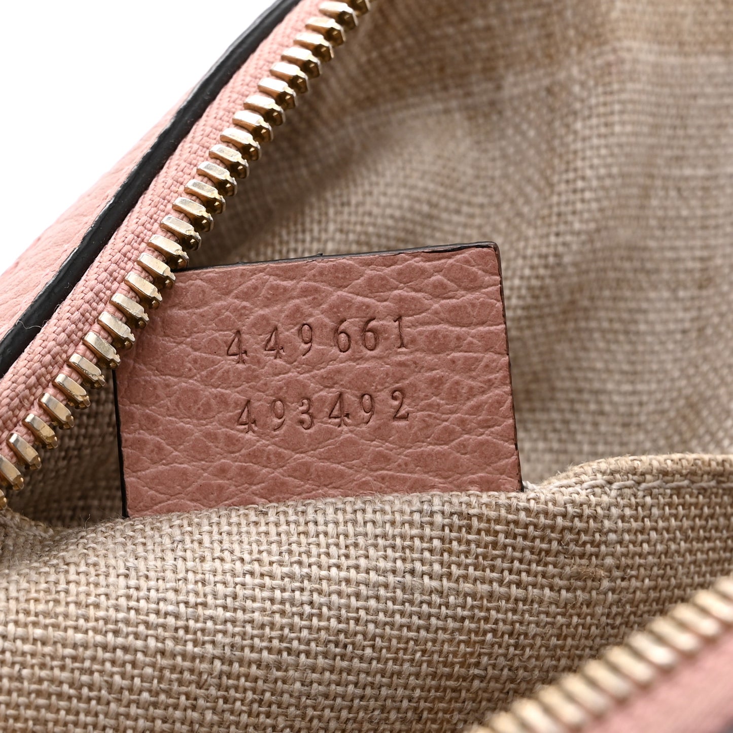 Dollar Calfskin Small GG Charm Dome Bag Soft Pink