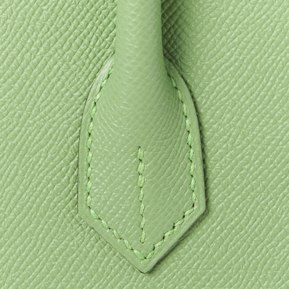 Hermes Epsom Birkin 30 Vert Criquet 7 of 31