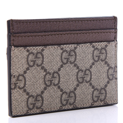 Gucci GG Supreme Monogram Ophidia Card Holder Brown 3 of 8
