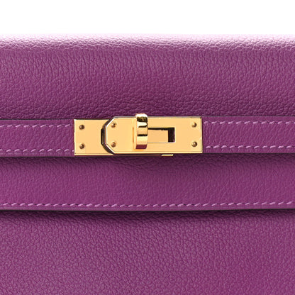 Hermes Evercolor Kelly Danse II Belt Bag Anemone 8 of 12