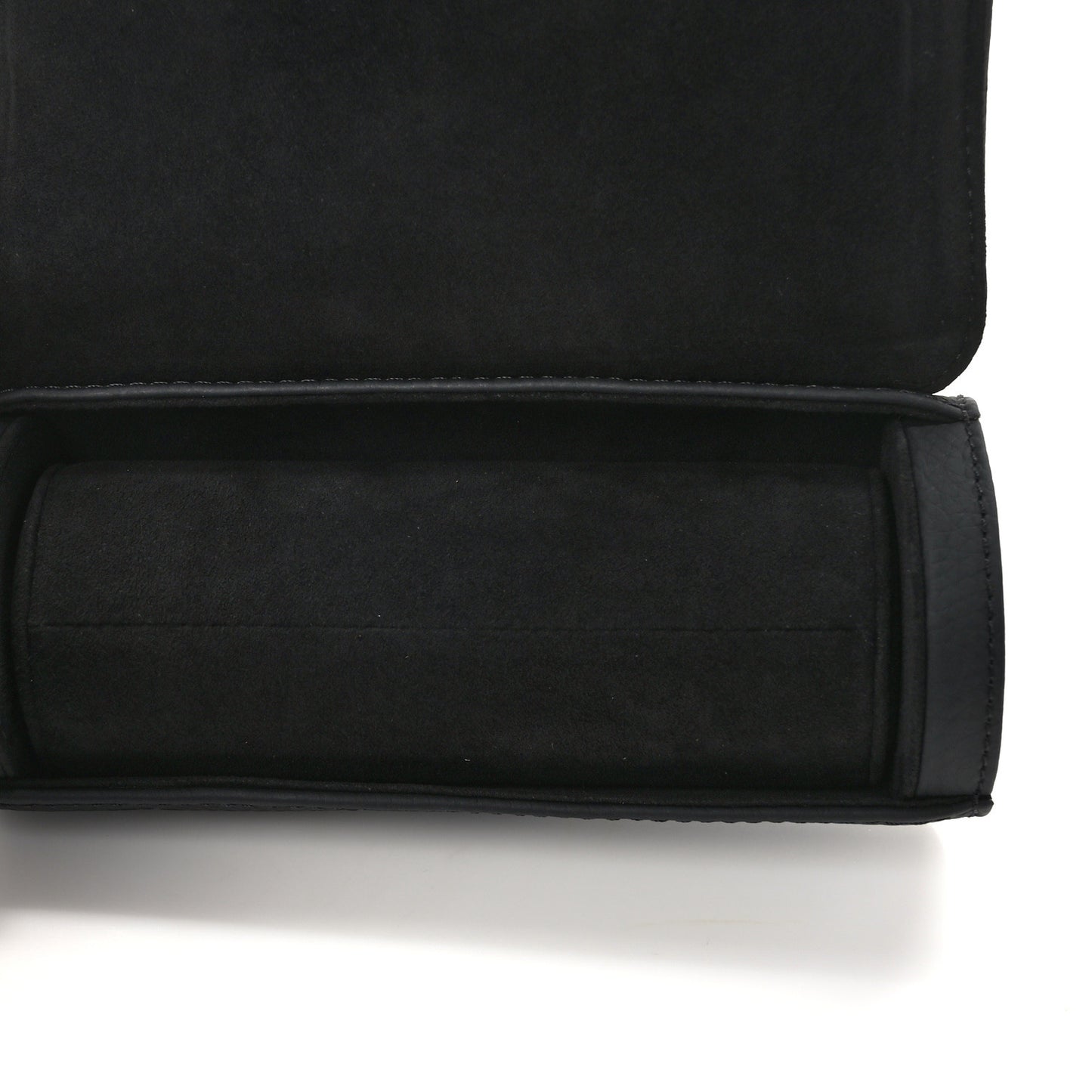 LOUIS VUITTON Monogram Taurillon Etui 3 Montres Watch Travel Case Black