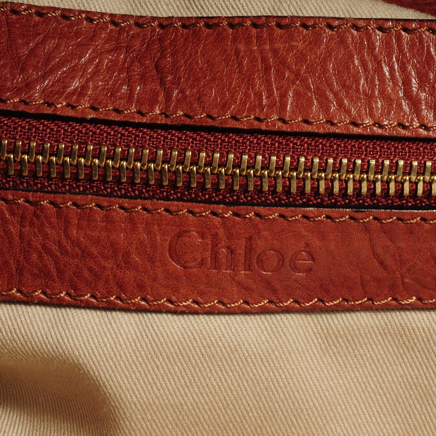 Calfskin Large Paraty Tote Nutmeg
