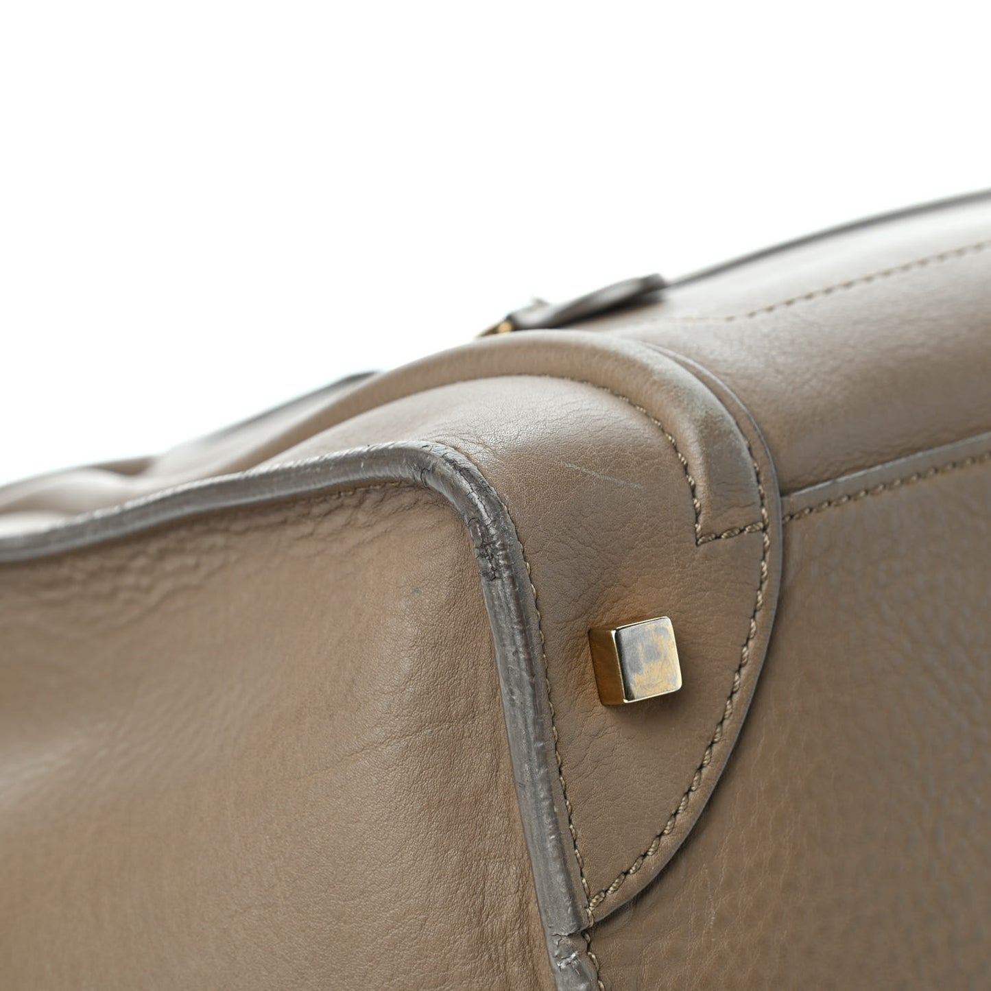 Smooth Calfskin Mini Luggage Camel