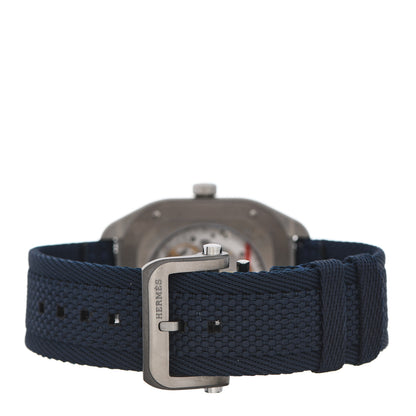 Hermes Titanium Nylon 39mm H08 Automatic Watch Bleu Abysse 3 of 5
