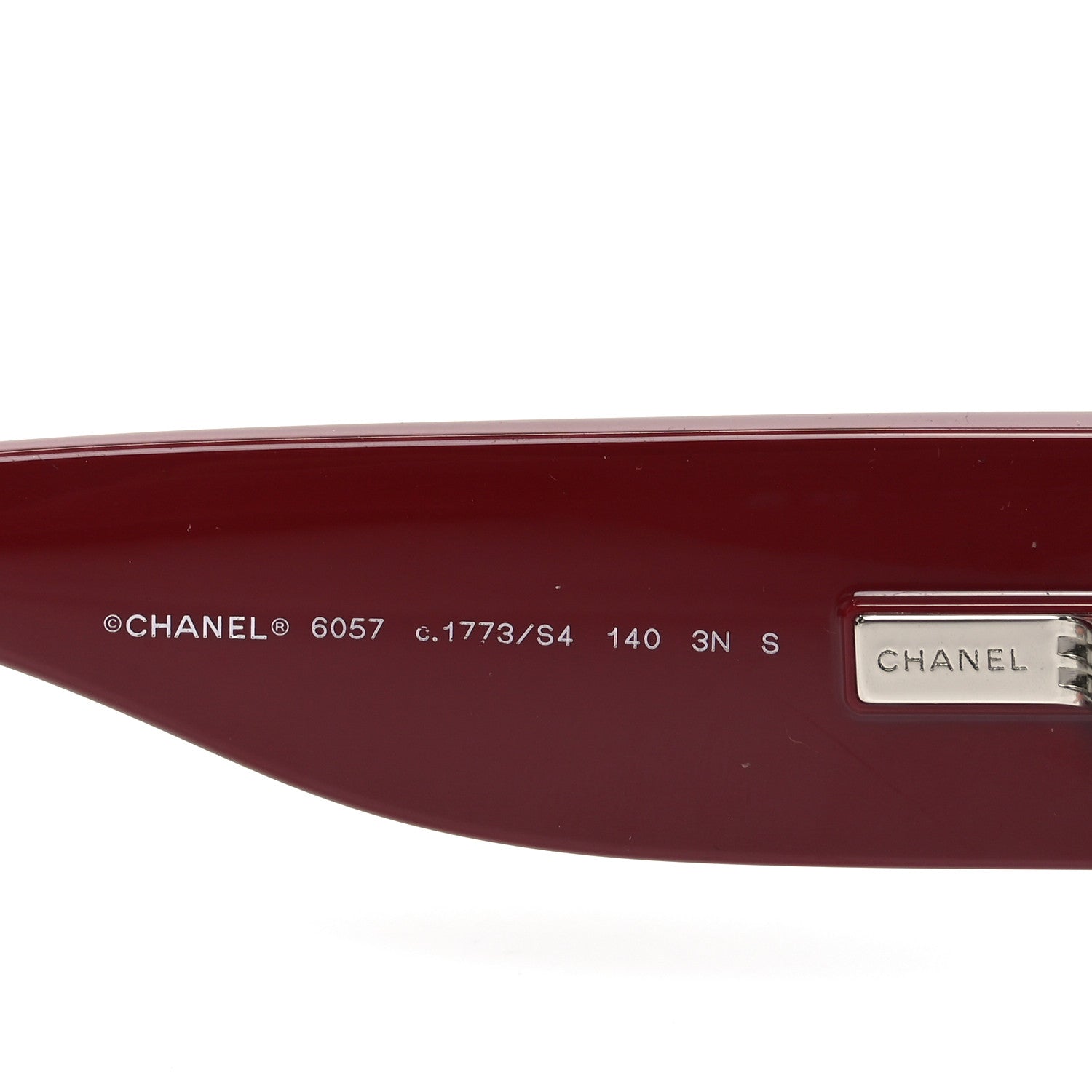 Chanel Acetate Cat Eye Sunglasses 6057 Red Blue 6 of 7
