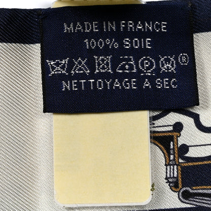 Hermes Silk Les Voitures Nouvelle Twilly Marine Caramel Black 2 of 4