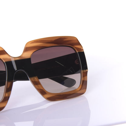 Gucci Square Frame GG0178S Sunglasses Havana 7 of 9