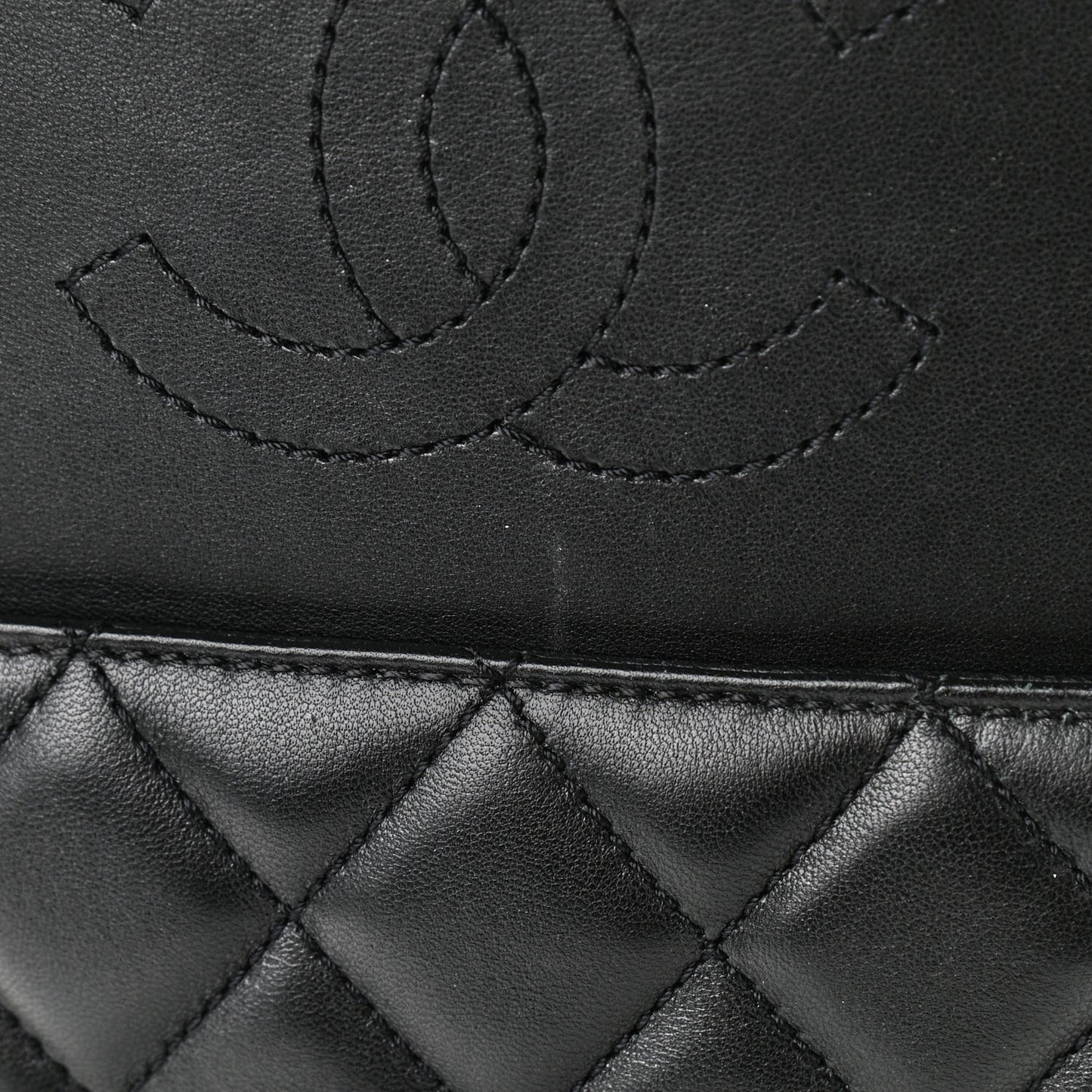 Lambskin Quilted Small Urban Delight Tote Black Blue